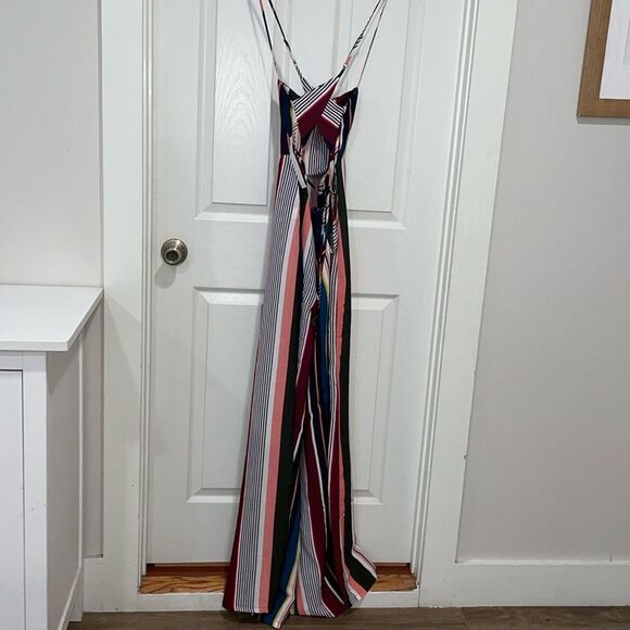 Flynn Skye Jennifer Sleeveless Strappy Wide Leg Jumpsuit Size XS - Picture 3 of 10